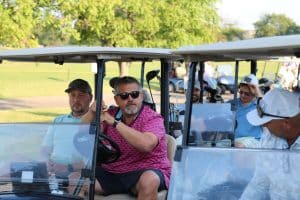 Golfers at the 2023 Annual TAMA Manufacturing Scholarship Golf Tournament