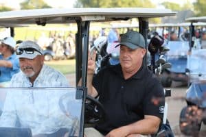 Golfers at the 2023 Annual TAMA Manufacturing Scholarship Golf Tournament