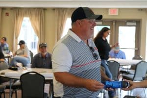 Golfers at the 2023 Annual TAMA Manufacturing Scholarship Golf Tournament
