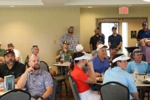 Golfers at the 2023 Annual TAMA Manufacturing Scholarship Golf Tournament