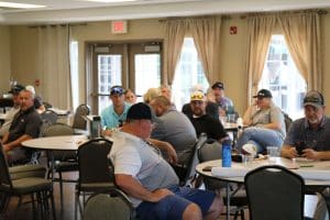 Golfers at the 2023 Annual TAMA Manufacturing Scholarship Golf Tournament