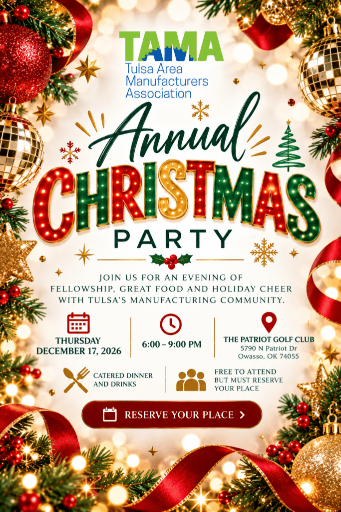TAMA Annual Christmas Party Flyer